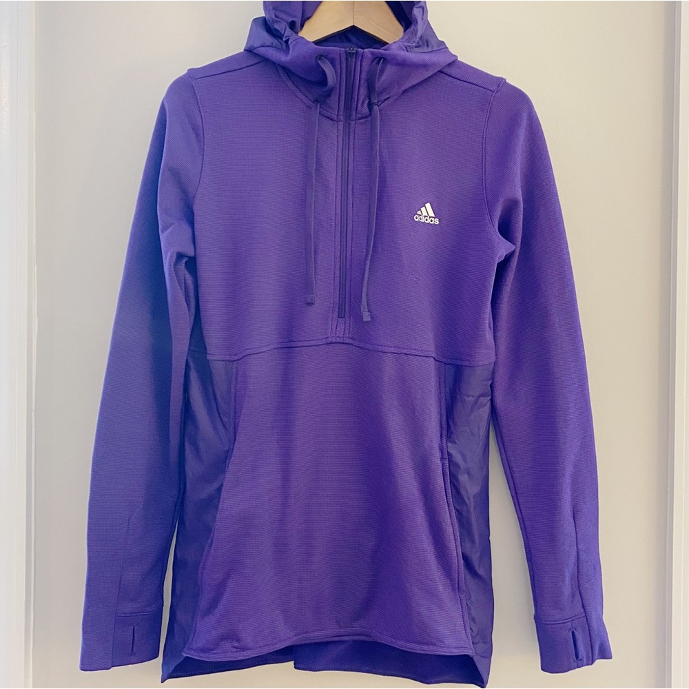 Adidas Climawarm Trans Pullover Hoodie Half-Zip Jacket NWT